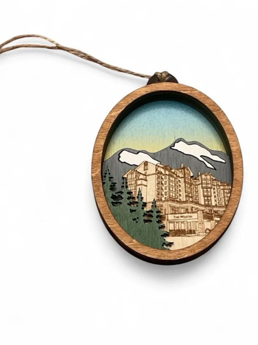 NWOT Whistler Canada Mountain Ornament